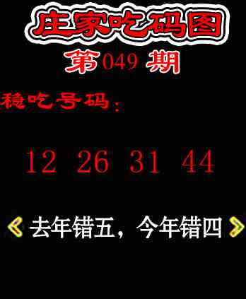049期庄家吃码图[图]