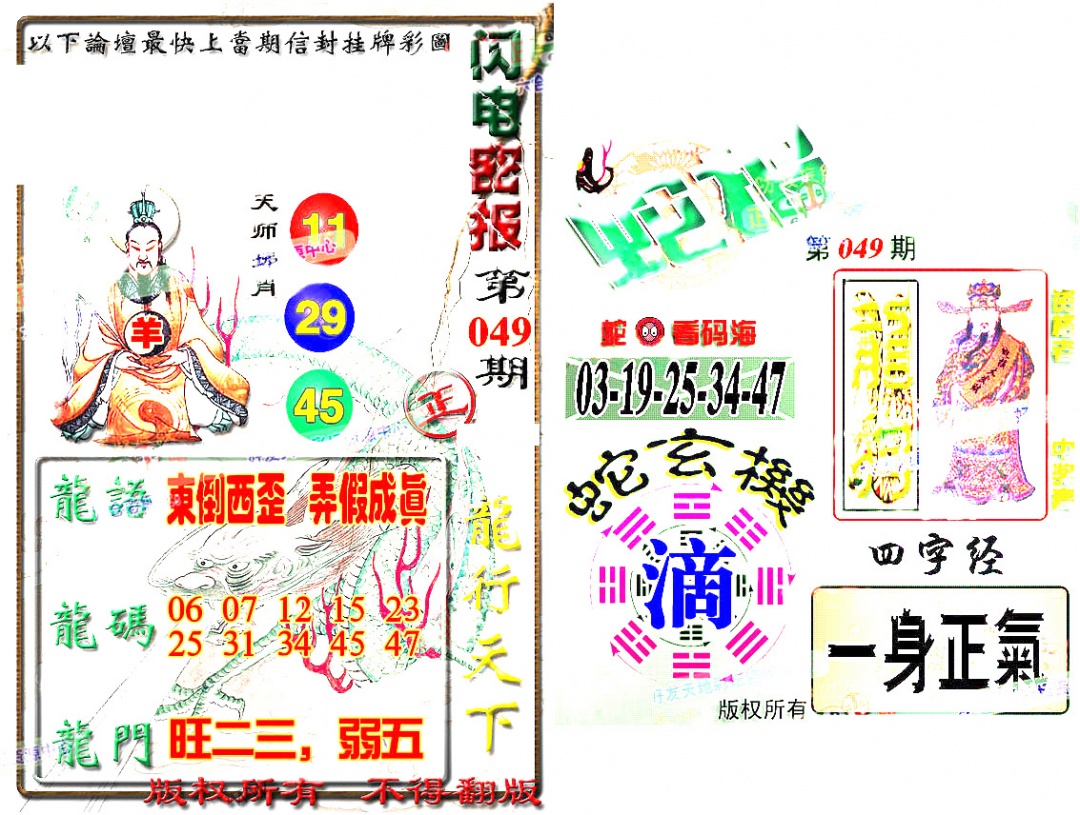 049期蛇报闪电版[图]