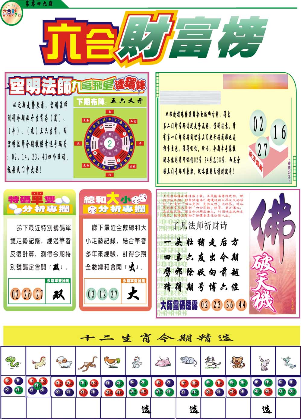 049期财富榜[图]