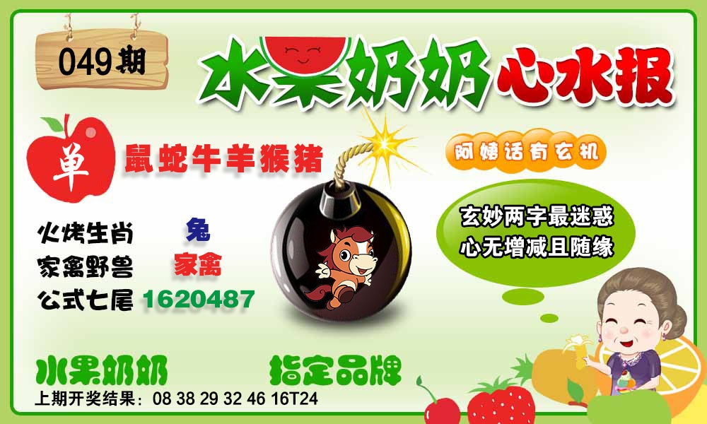 049期水果心水报[图]