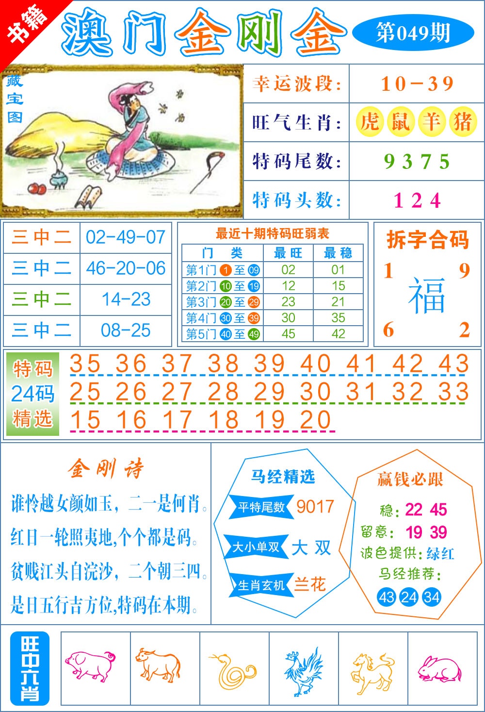 049期澳门金刚金[图]