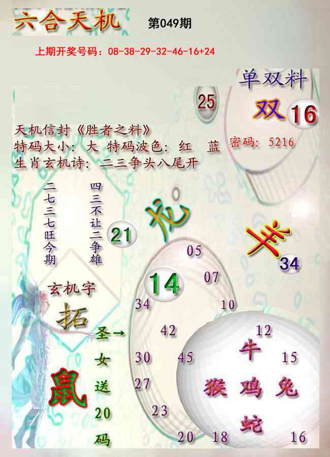 049期天机报[图]
