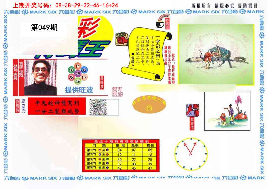 049期特码王(信封)[图]
