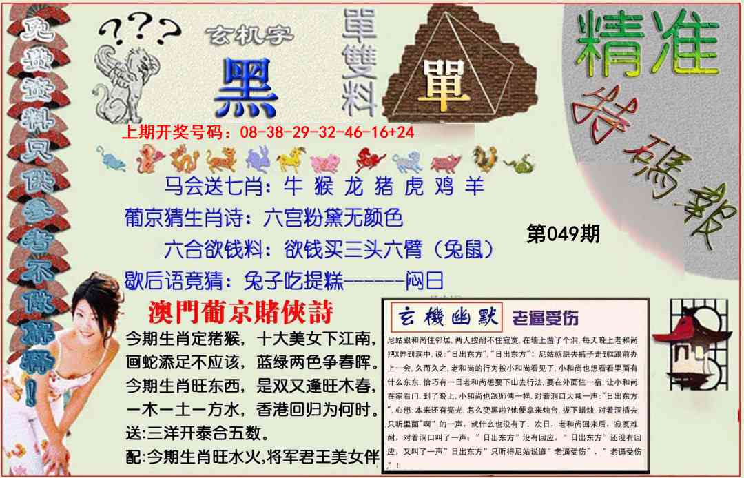 049期精准<特碼報>[图]