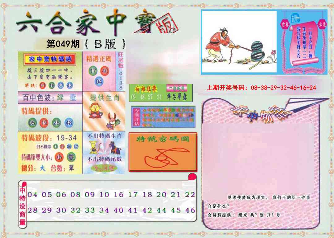 049期六合家中宝B[图]