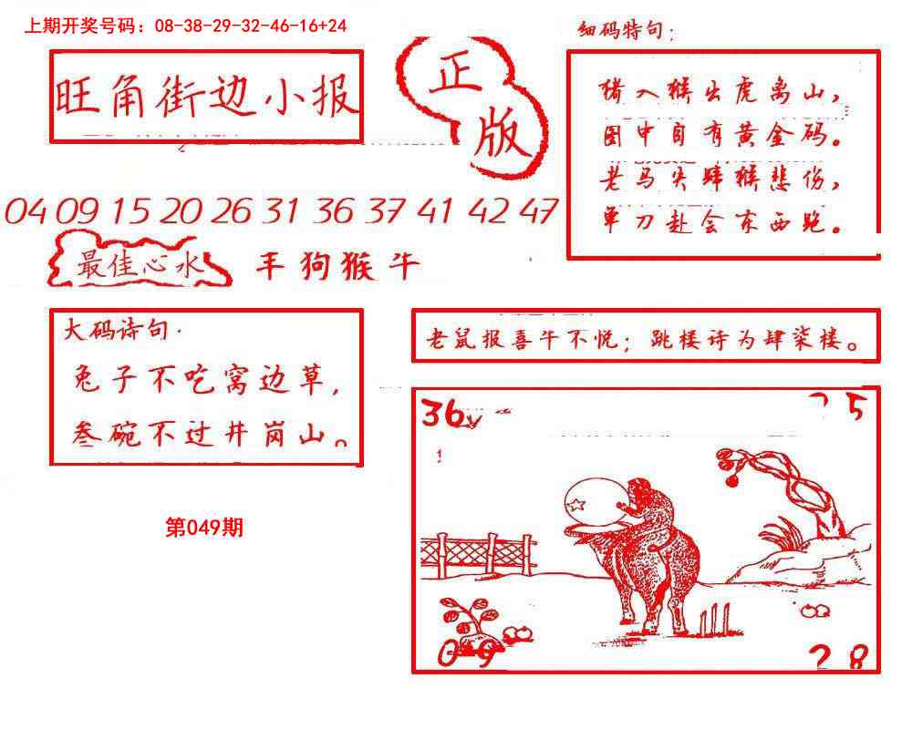 049期旺角街边小报[图]