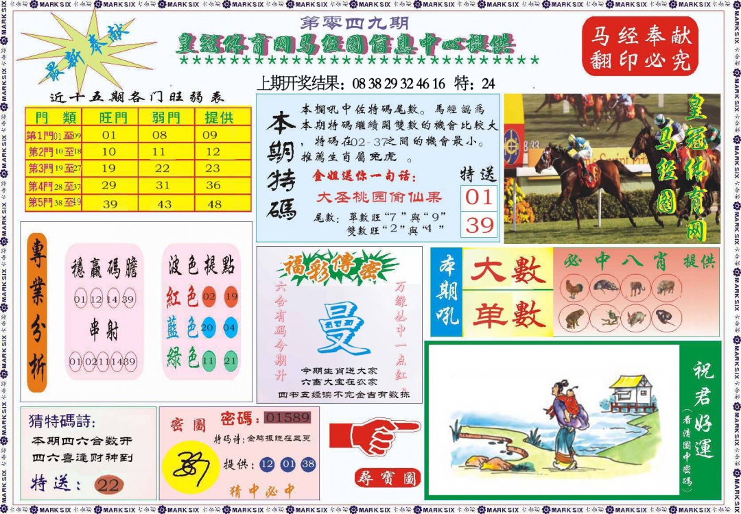 049期体育网马经图[图]