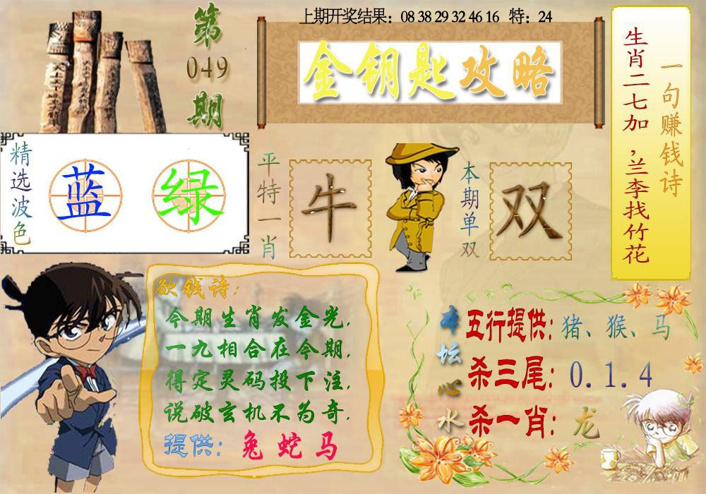 049期《金钥匙攻略》[图]