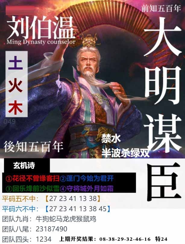 049期大明谋臣[图]