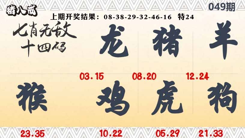 049期七肖无敌14码[图]